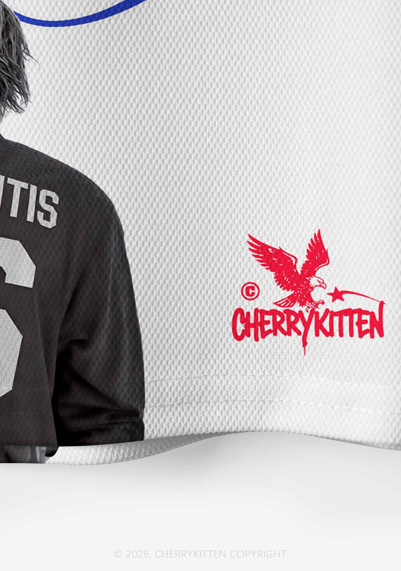 Legend Silhouette DL Y2K Crop Sport Jersey Shirts Cherrykitten