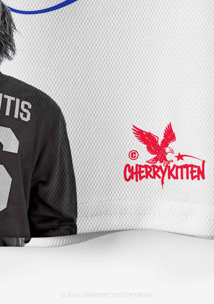 Legend Silhouette DL Y2K Crop Sport Jersey Shirts Cherrykitten