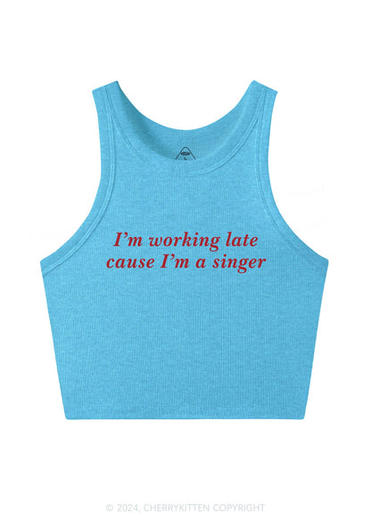 I'm A Singer Y2K Crop Tank Top Cherrykitten