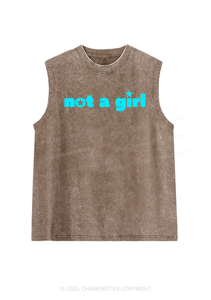 Not A Girl Y2K Washed Muscle Tank Cherrykitten