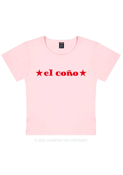 El Cono Y2K Baby Tee Cherrykitten