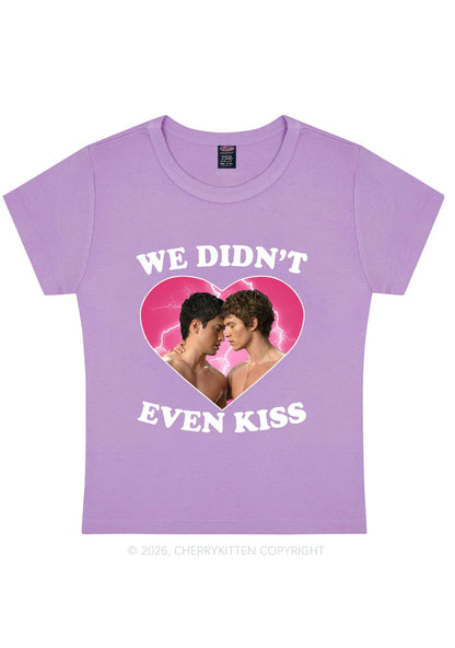 We Didnt Even Kiss Each Other HR Y2K Baby Tee Cherrykitten