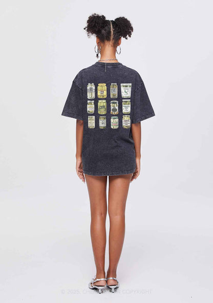 Pickle Slxt Two Sides Y2K Shirts Washed Tee Cherrykitten