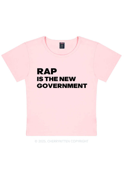 Rap Government Y2K Baby Tee Cherrykitten