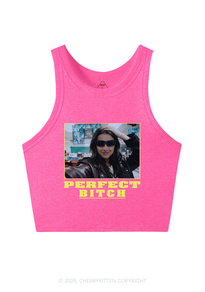 Custom Perfect Bxxch Y2K Crop Tank Top Cherrykitten