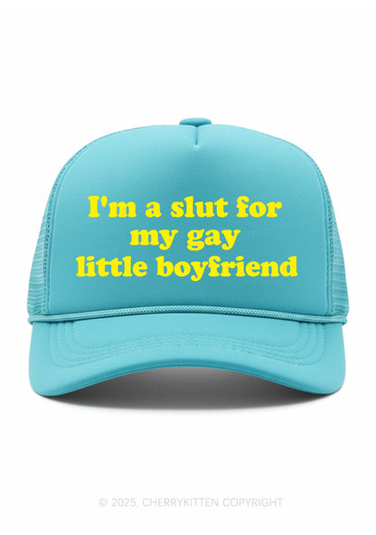 Slxt For My Gay BF Valentine's Day Y2K Trucker Hat Cherrykitten
