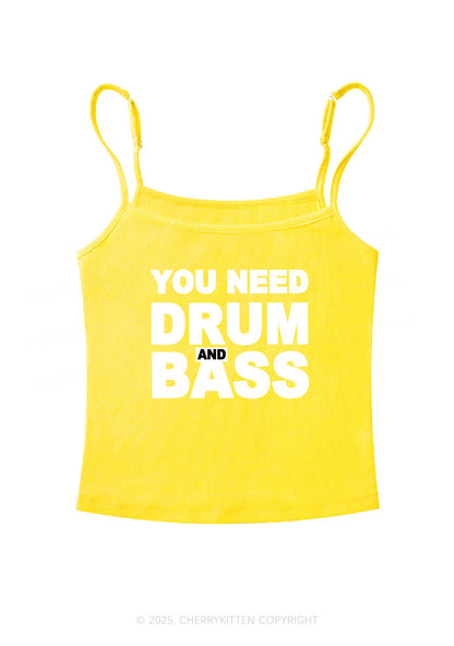 Need Drum And Bass Y2K Spaghetti Strap Cami Cherrykitten