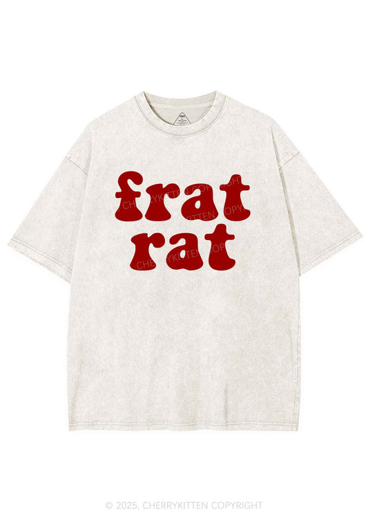 Frat Rat Y2K Shirts Washed Tee Cherrykitten