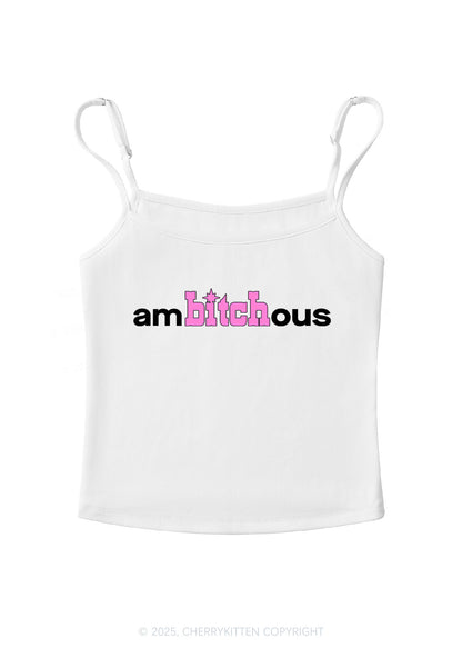 Ambxxchous Y2K Spaghetti Strap Cami Cherrykitten