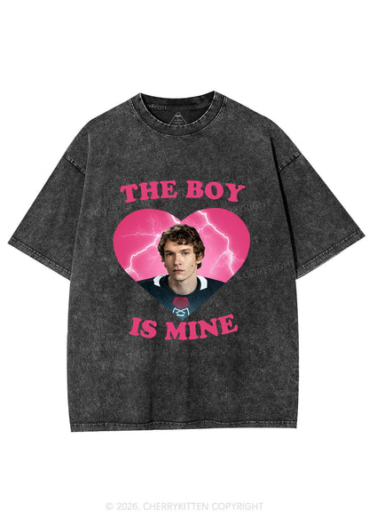 The Boy Is Mine CS Y2K Shirts Washed Tee Cherrykitten