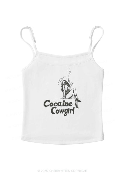 Cola Cowgirl Y2K Spaghetti Strap Cami Cherrykitten