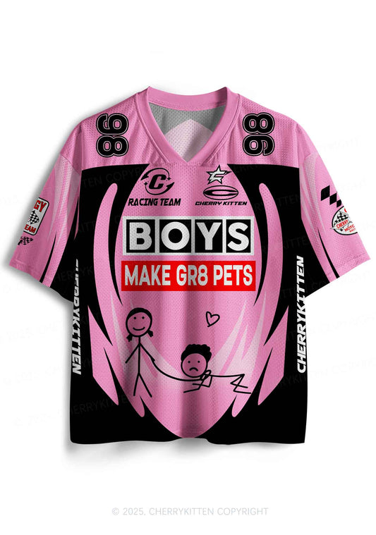 Custom Boys Make Gr8 Pets Y2K Sport Jersey Shirts Cherrykitten