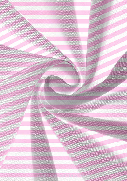 Pink White Stripe Valentine's Day Y2K Print Mini Layered Skirt Cherrykitten