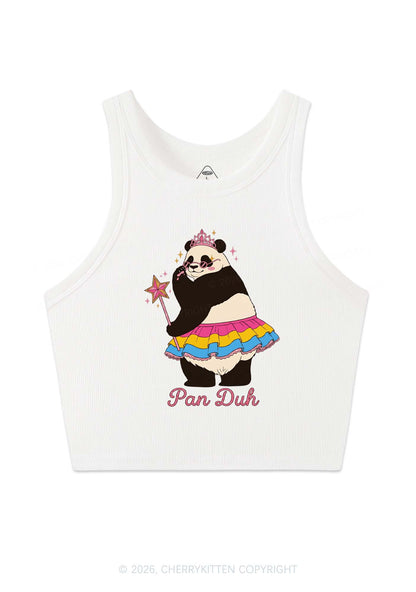 Pan Duh Pride Y2K Crop Tank Top Cherrykitten