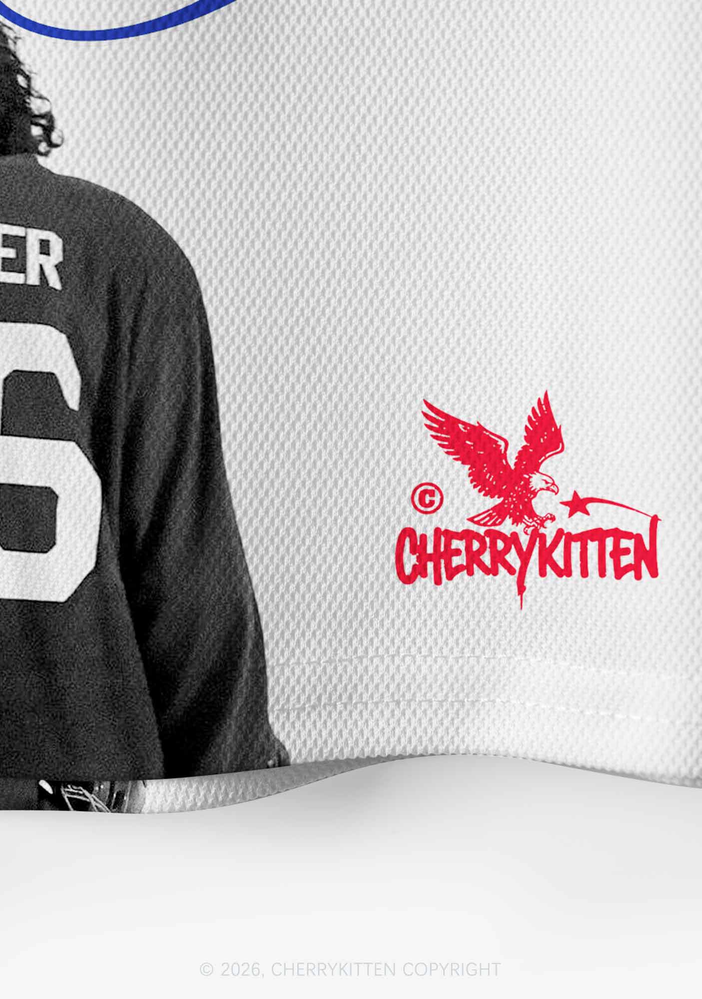 Legend Silhouette JT Y2K Crop Sport Jersey Shirts Cherrykitten