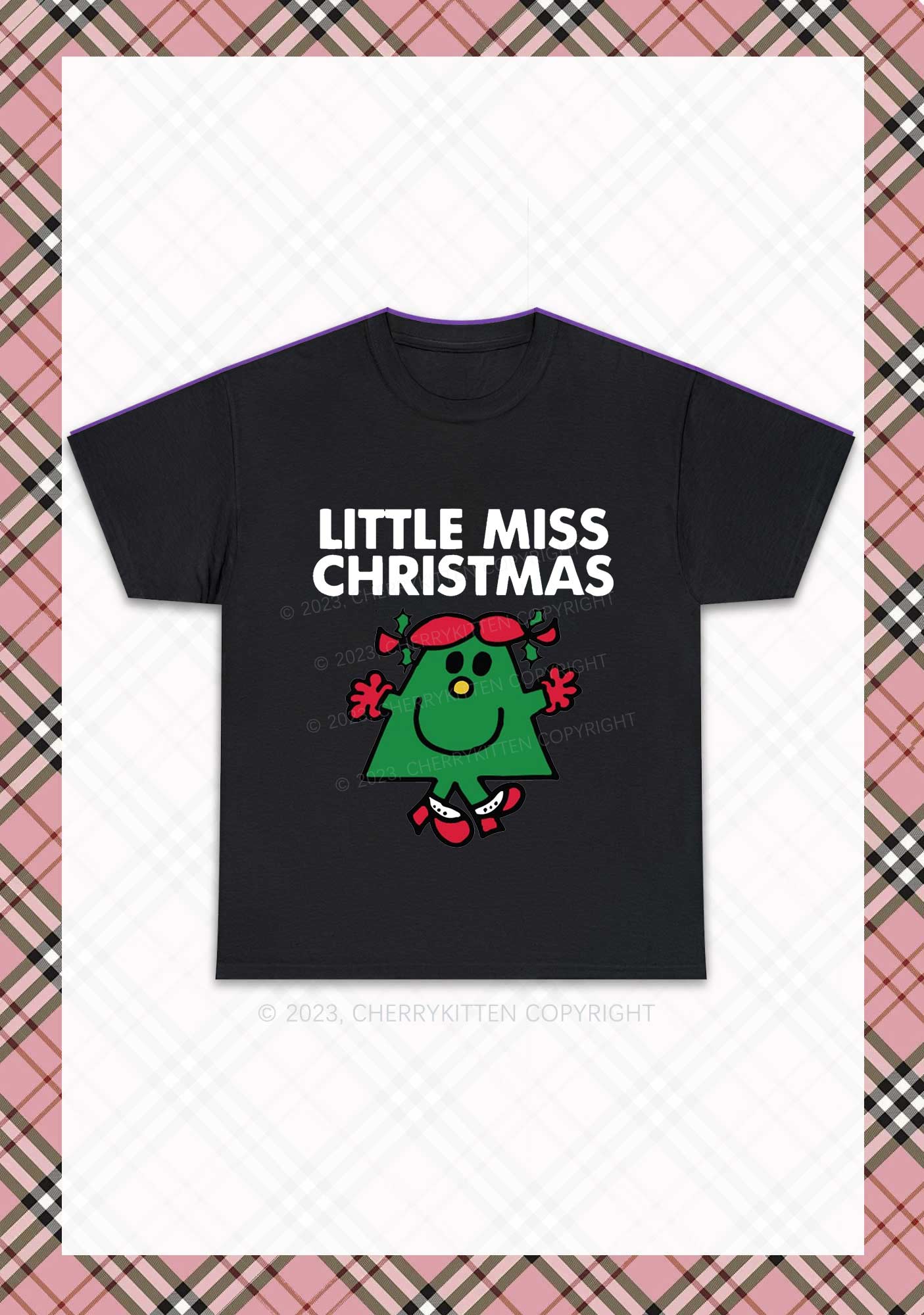 Little Miss Christmas Chunky Shirt Cherrykitten
