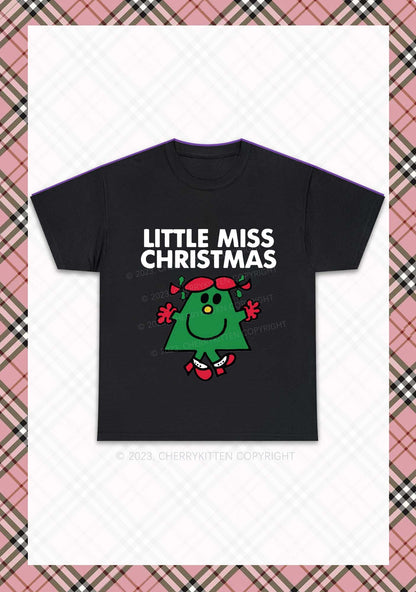 Little Miss Christmas Chunky Shirt Cherrykitten