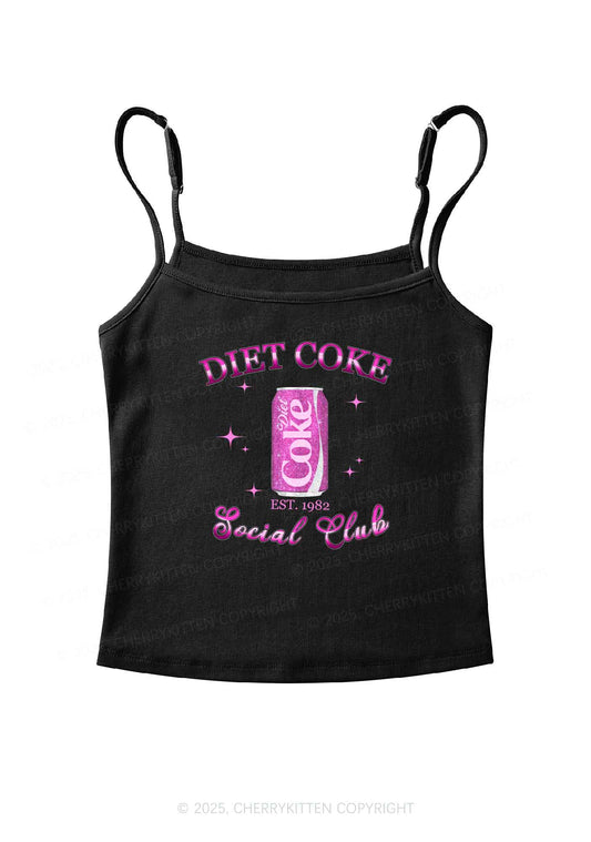 Diet Coke Social Club Y2K Spaghetti Strap Cami Cherrykitten