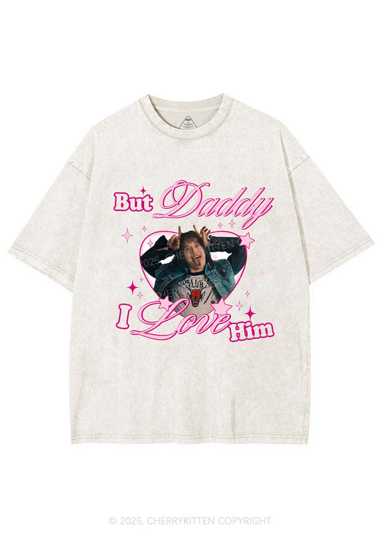 But Daddy I Love EM Y2K Shirts Washed Tee Cherrykitten