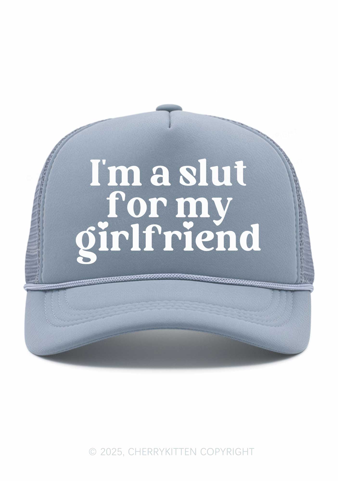 Slxt For My BF Valentine's Day Y2K Trucker Hat Cherrykitten