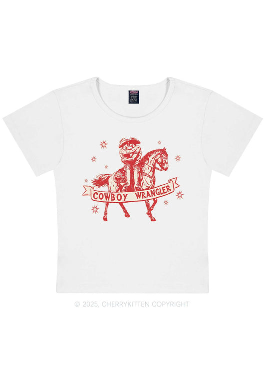 Cowboy Wrangler Pride Y2K Baby Tee Cherrykitten
