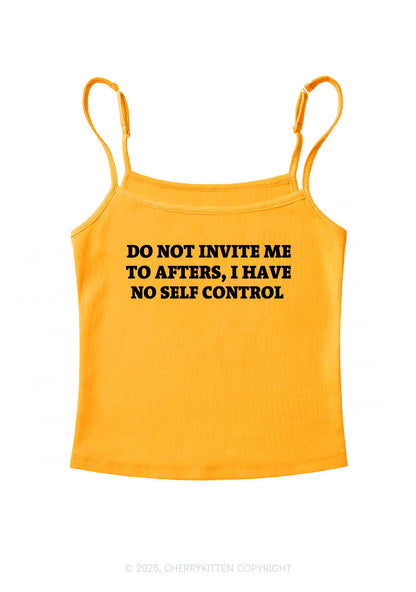 No Self Control Y2K Spaghetti Strap Cami Cherrykitten
