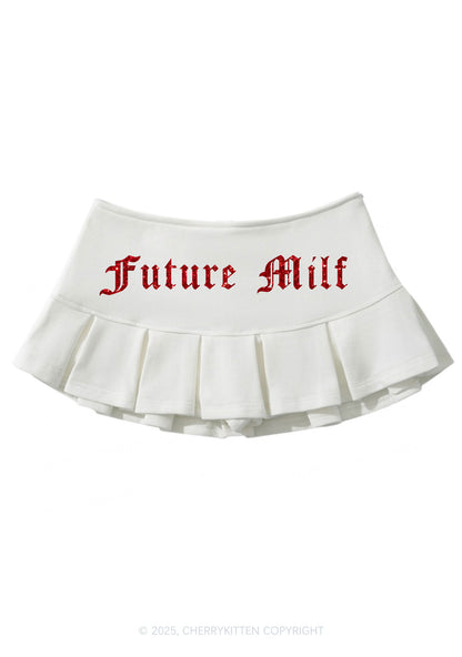 Glitter Future Mxxf Y2K Mini Pleated Skirts Cherrykitten