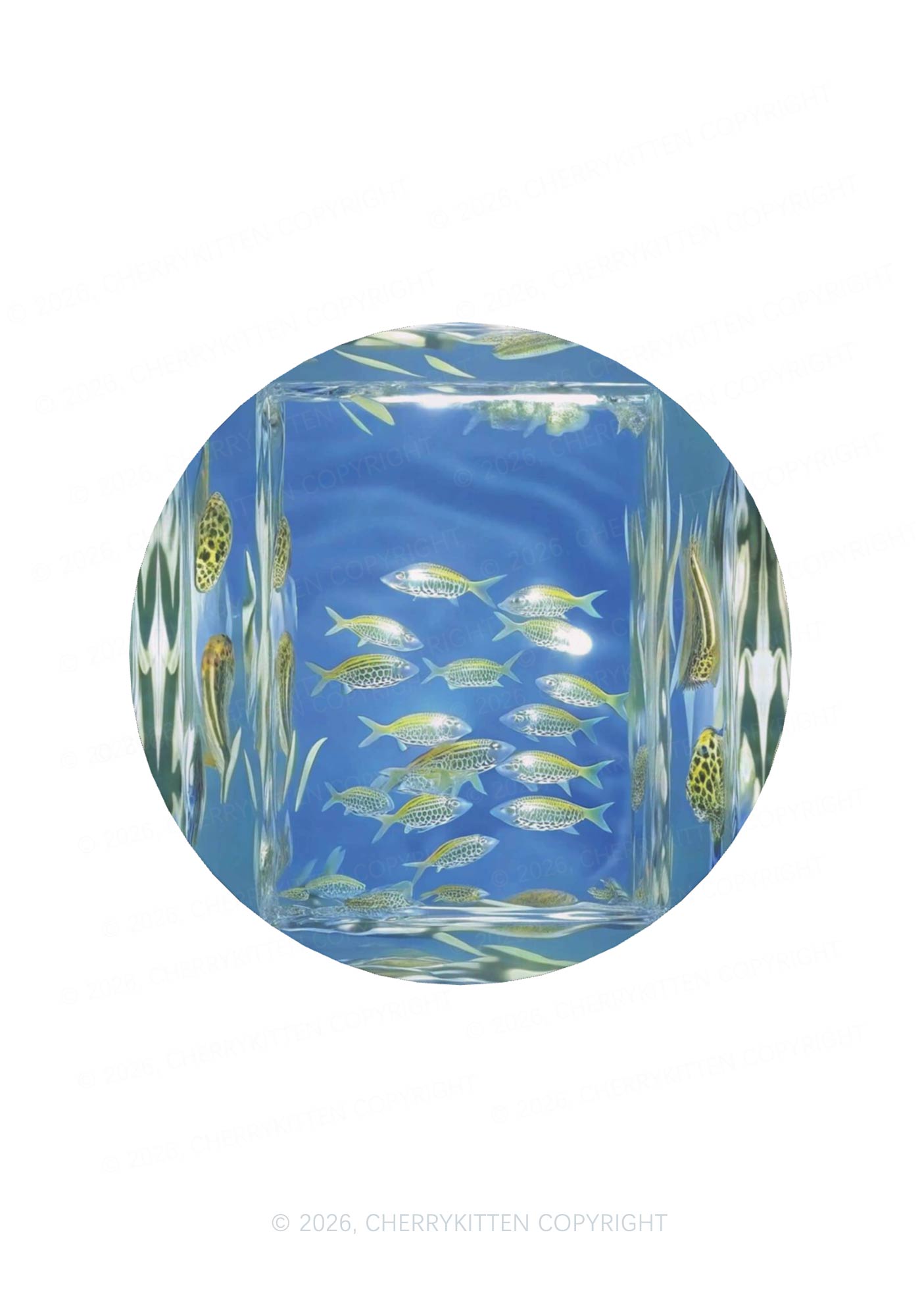 Undersea Fish Y2K Soft Magnetic Refrigerator Magnet Cherrykitten