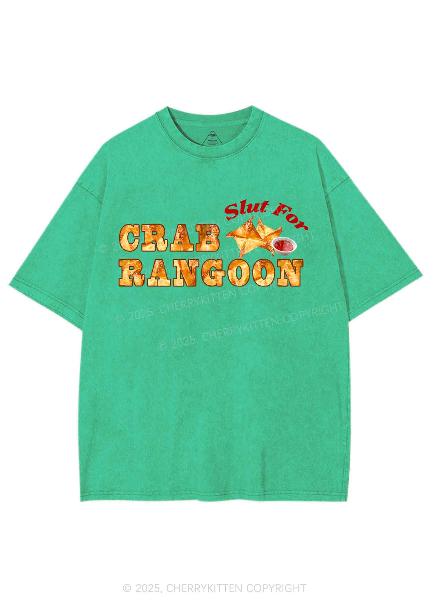 Slxt For Carb Rangoon Y2K Shirts Washed Tee Cherrykitten