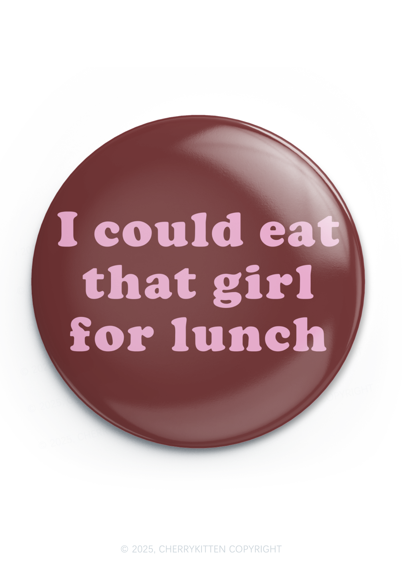 Eat That Girl For Lunch Pride 1Pc Y2K Pin Badge Cherrykitten