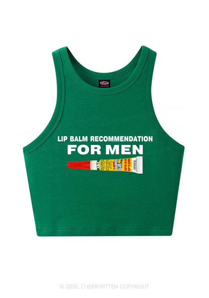 Lip Balm Recommendation For Men Y2K Crop Tank Top Cherrykitten