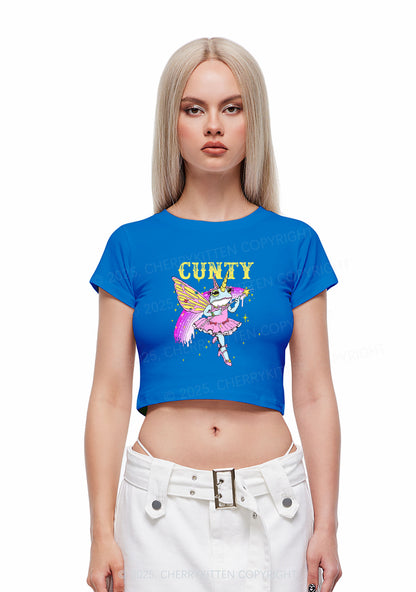 Cxxty Fairy Frog Y2K Baby Tee Cherrykitten