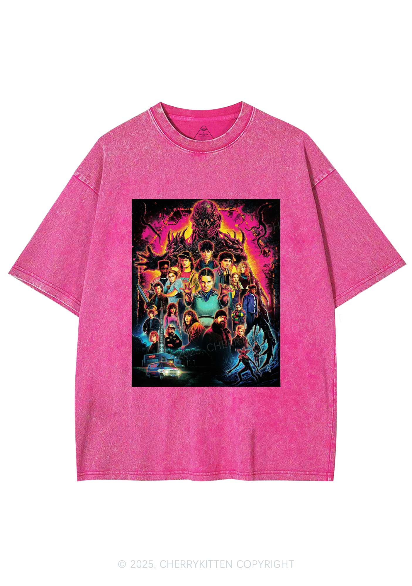 Young Adventure Y2K Shirts Washed Tee Cherrykitten