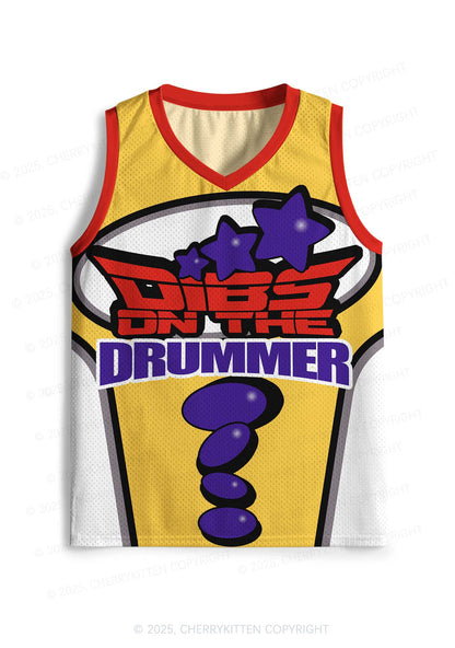 Custom Dibs On The Drummer Y2K Sport Jersey Tank Cherrykitten