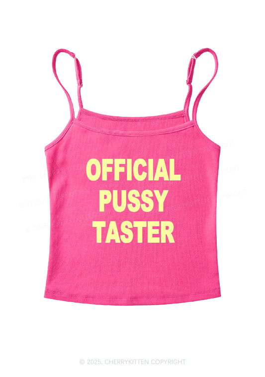Official Puxxy Taster Y2K Spaghetti Strap Cami Cherrykitten