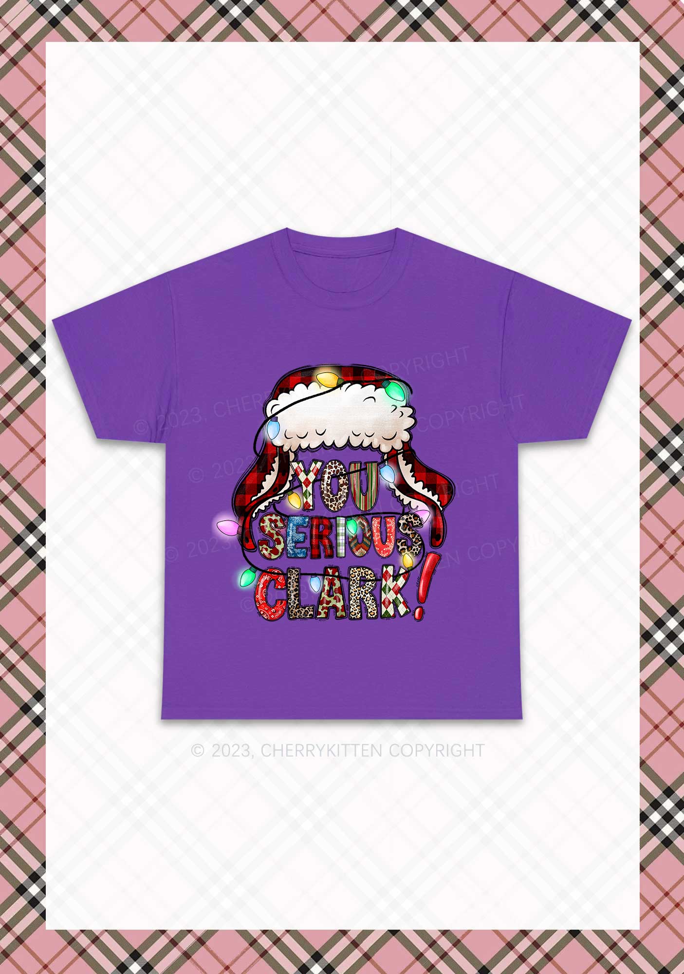 You Serious Clark Christmas Chunky Shirt Cherrykitten