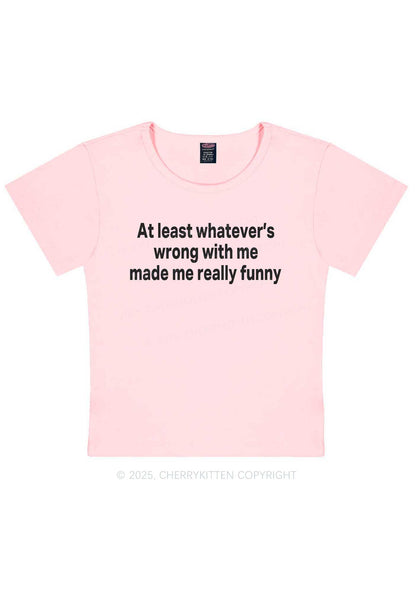 Made Me Really Funny Y2K Baby Tee Cherrykitten