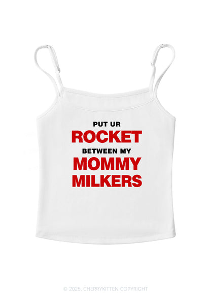Rocket Mommy Milkers Y2K Spaghetti Strap Cami Cherrykitten