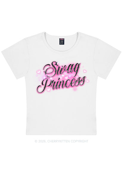 Swag Princess Y2K Baby Tee Cherrykitten