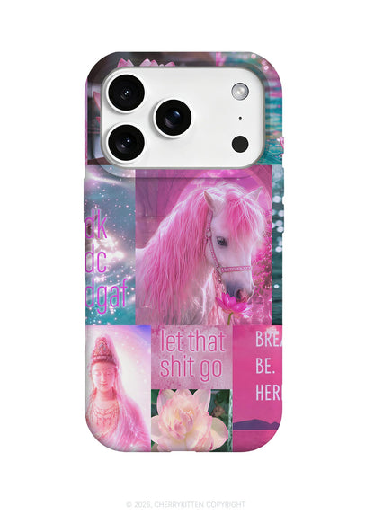 Pink Unicorn Collage Art Y2K Phone Case Cherrykitten