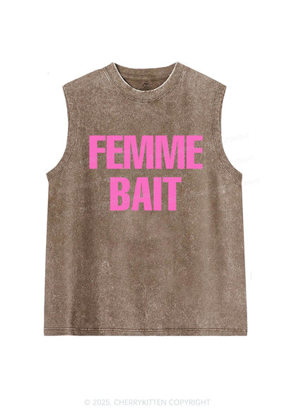 Femme Bait Pride Y2K Washed Muscle Tank Cherrykitten