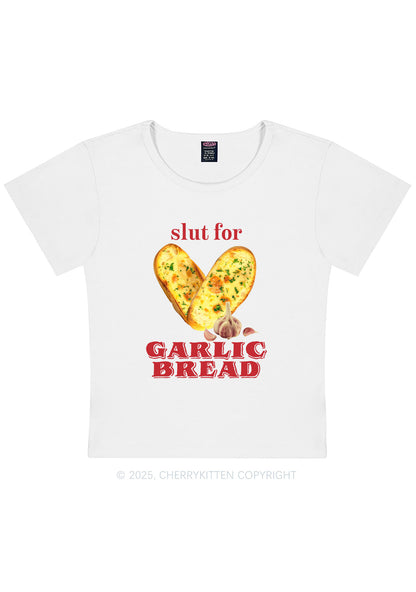 Slxt For Garlic Bread Y2K Baby Tee Cherrykitten