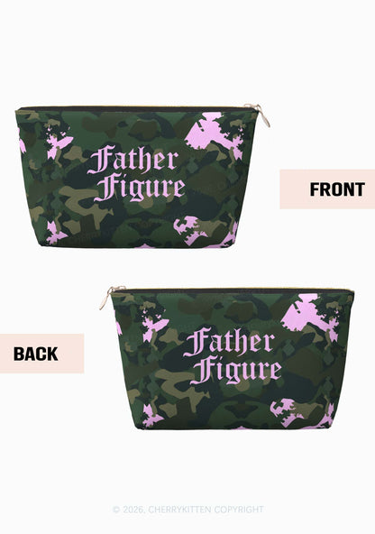 Father Figure Camouflage Y2K Makeup Bag Cherrykitten