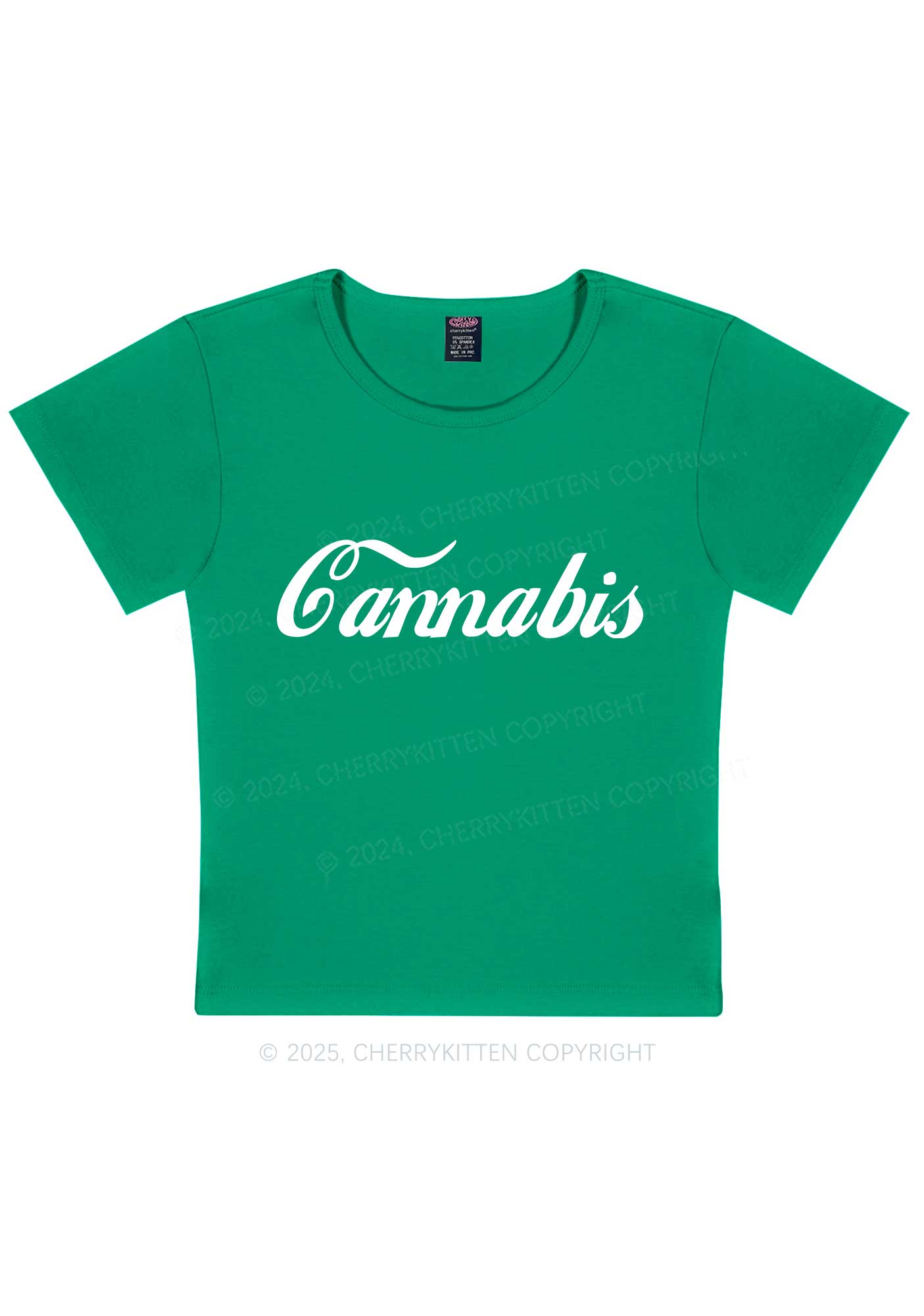 Special Cxnnxbis Y2K Baby Tee Cherrykitten