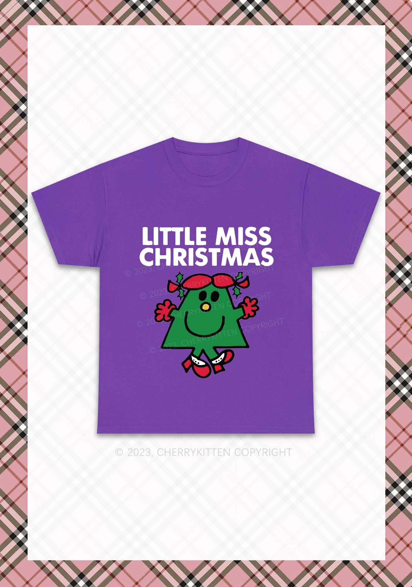Little Miss Christmas Chunky Shirt Cherrykitten