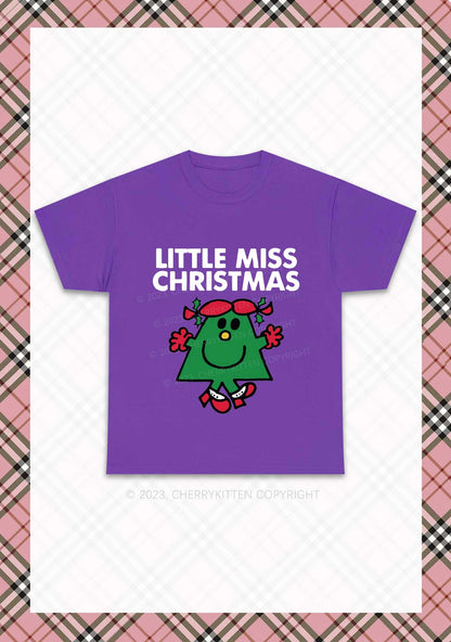 Little Miss Christmas Chunky Shirt Cherrykitten