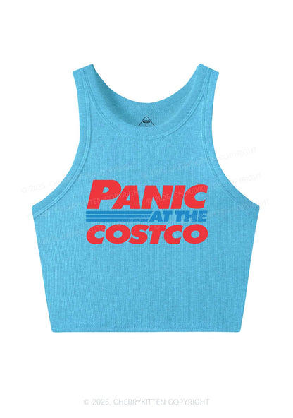 Panic Costco Y2K Crop Tank Top Cherrykitten
