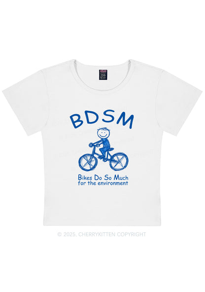 Bikes Do Much Environment Y2K Baby Tee Cherrykitten