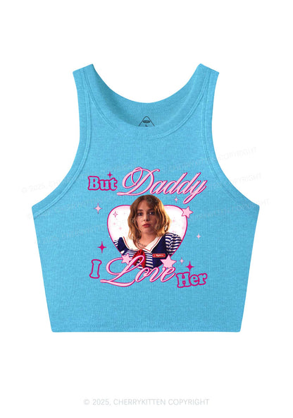 Daddy I Love RB Pride Y2K Crop Tank Top Cherrykitten