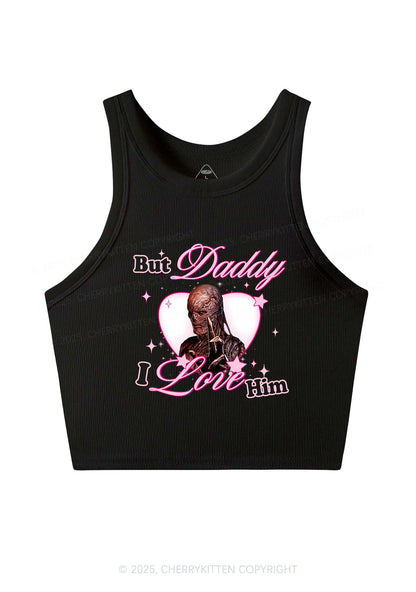 Daddy I Love VN Y2K Crop Tank Top Cherrykitten